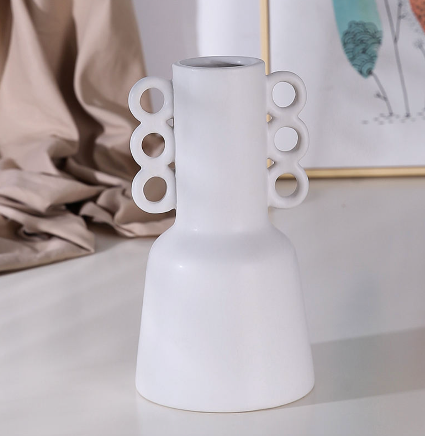 Modern Line Cylinder Decorative Vase Pot