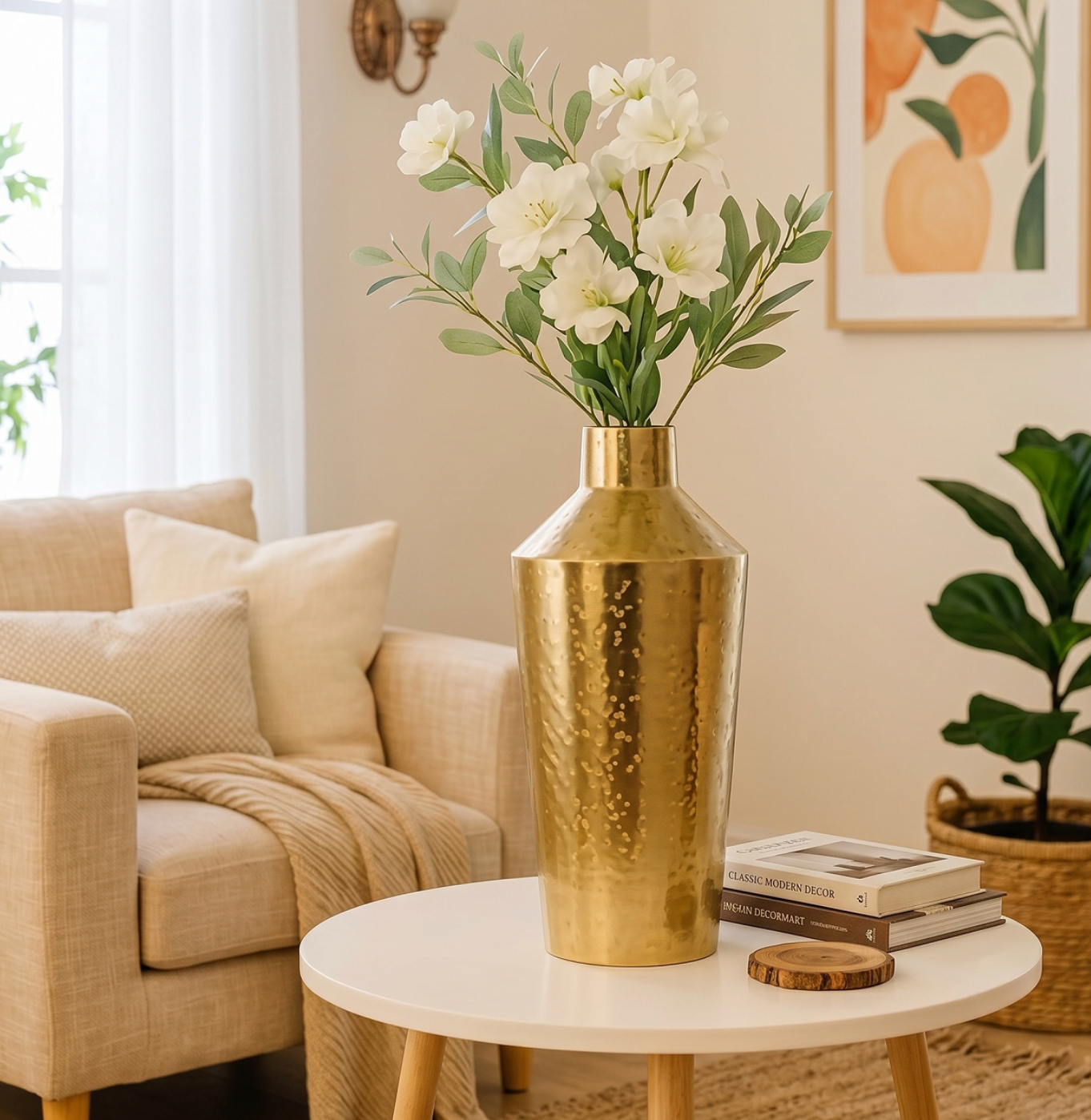 Modern Line Cylinder Decorative Vase Pot