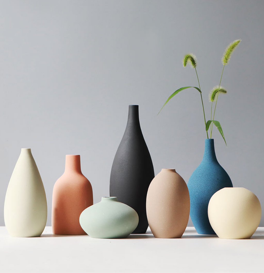 Morandi Scandinavian Ceramic Vase
