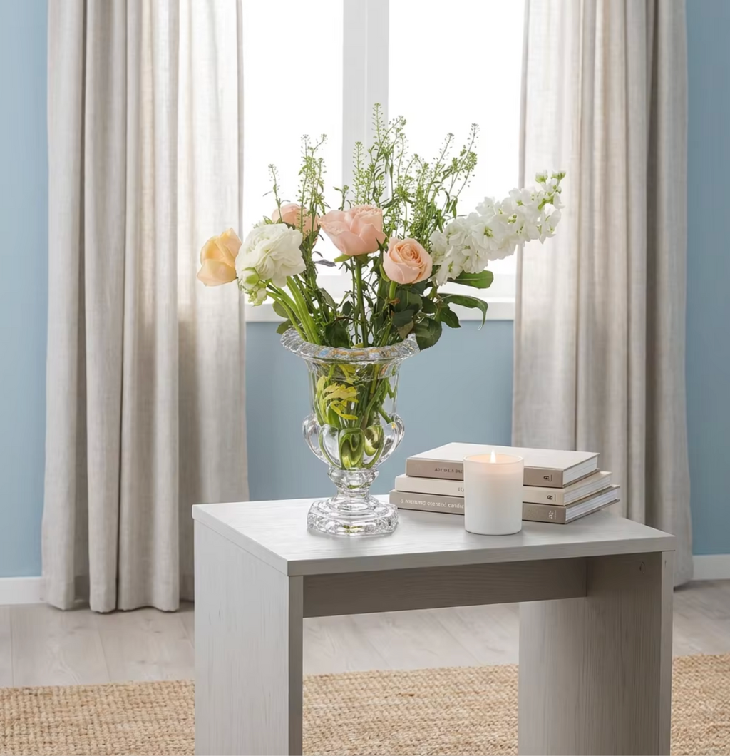 European-Style Transparent Glass Vase