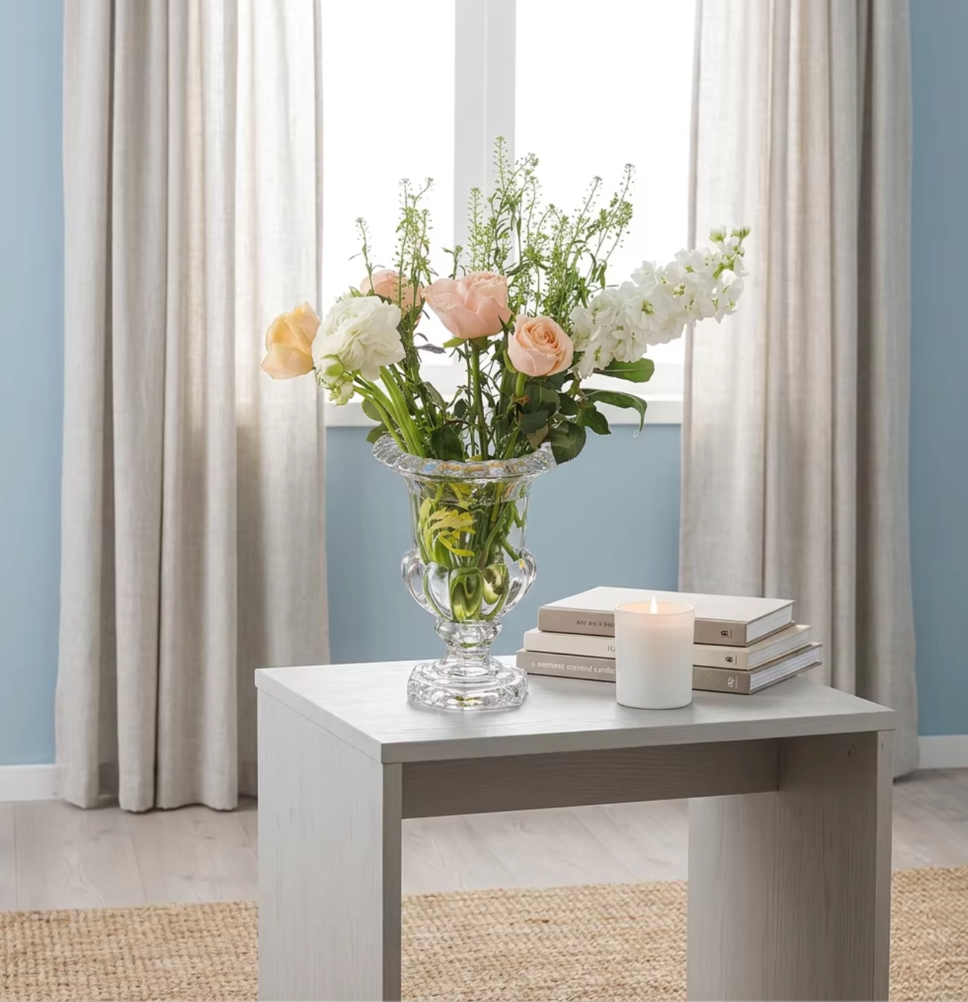 European-Style Transparent Glass Vase